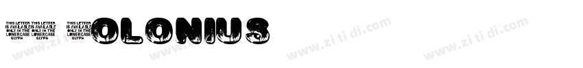 BD Colonius字体转换